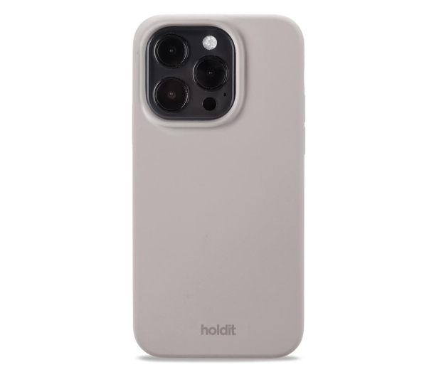 Holdit Silicone Case iPhone 14 Pro Taupe 15514 - 1148642 - zdjęcie
